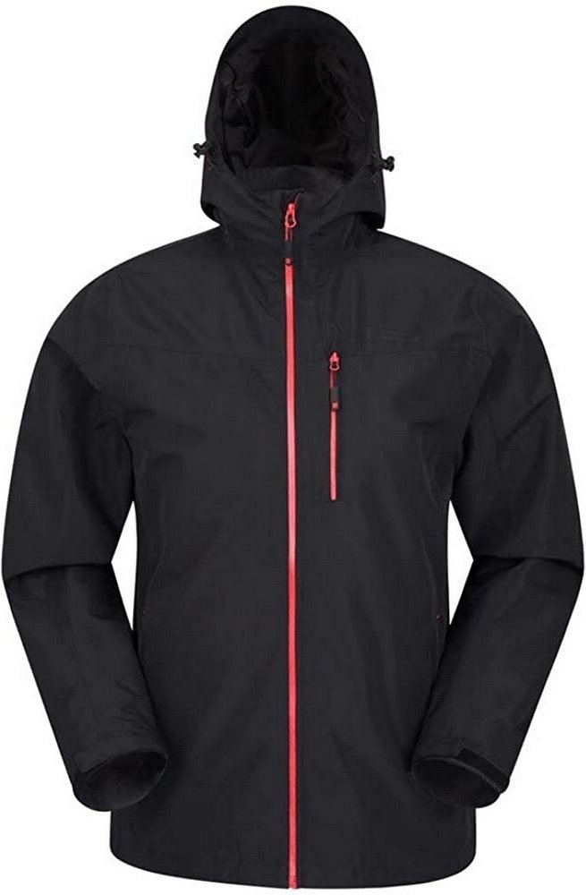 Mountain Warehouse Herren Brisk Extreme Wasserdichte Jacke (Schwarz)