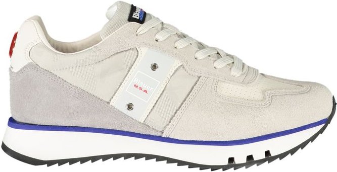 Blauer Grigio Polyurethan Herren Sneaker