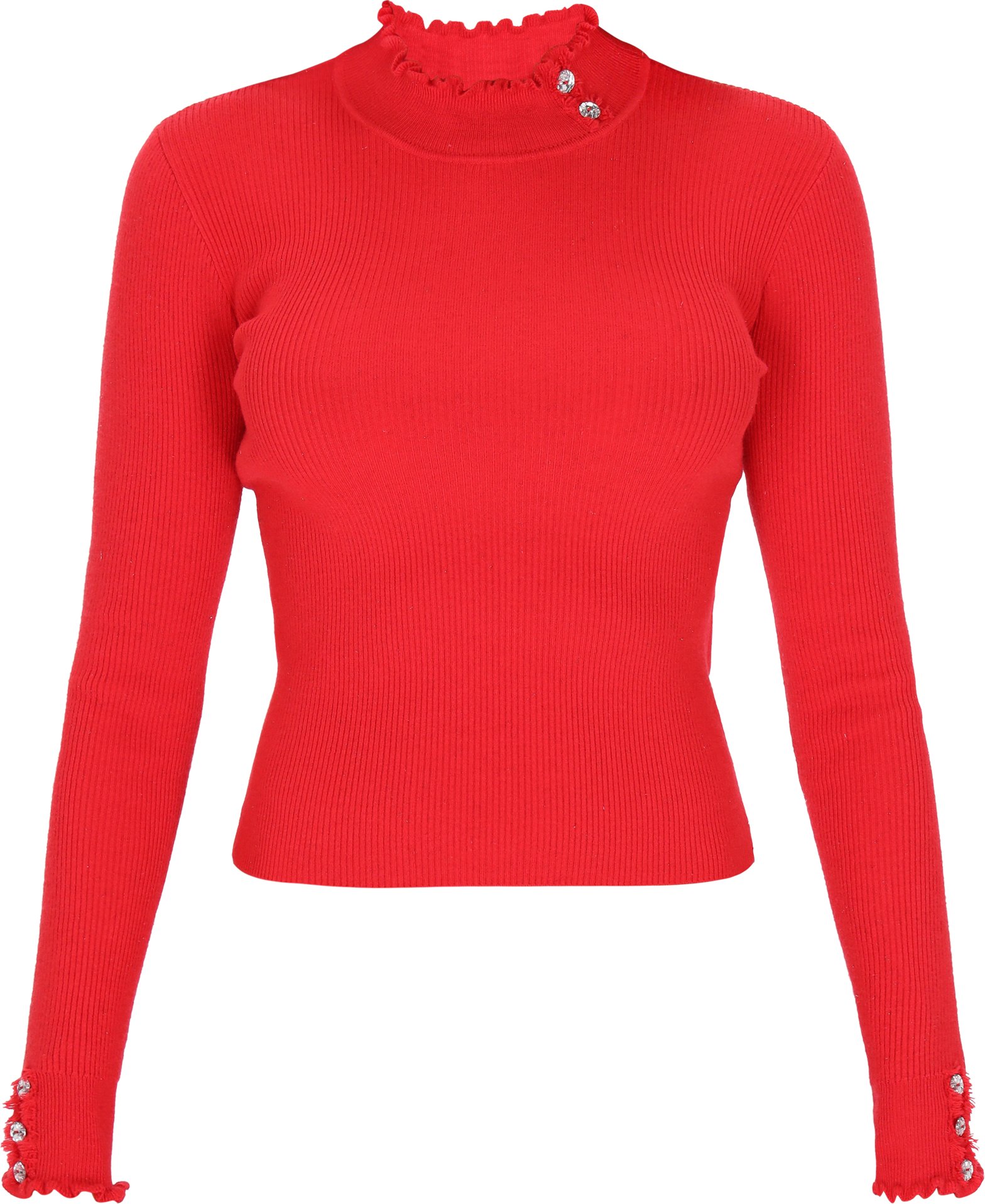 Faina Pullover Frauen Rot