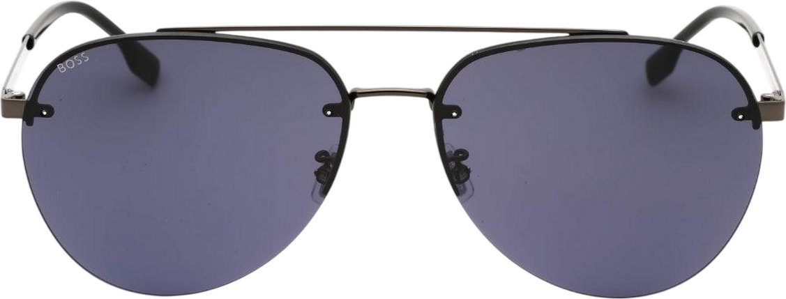 Hugo Boss - Sonnenbrille für Herren (Dunkles Ruthenium/Schwarz)