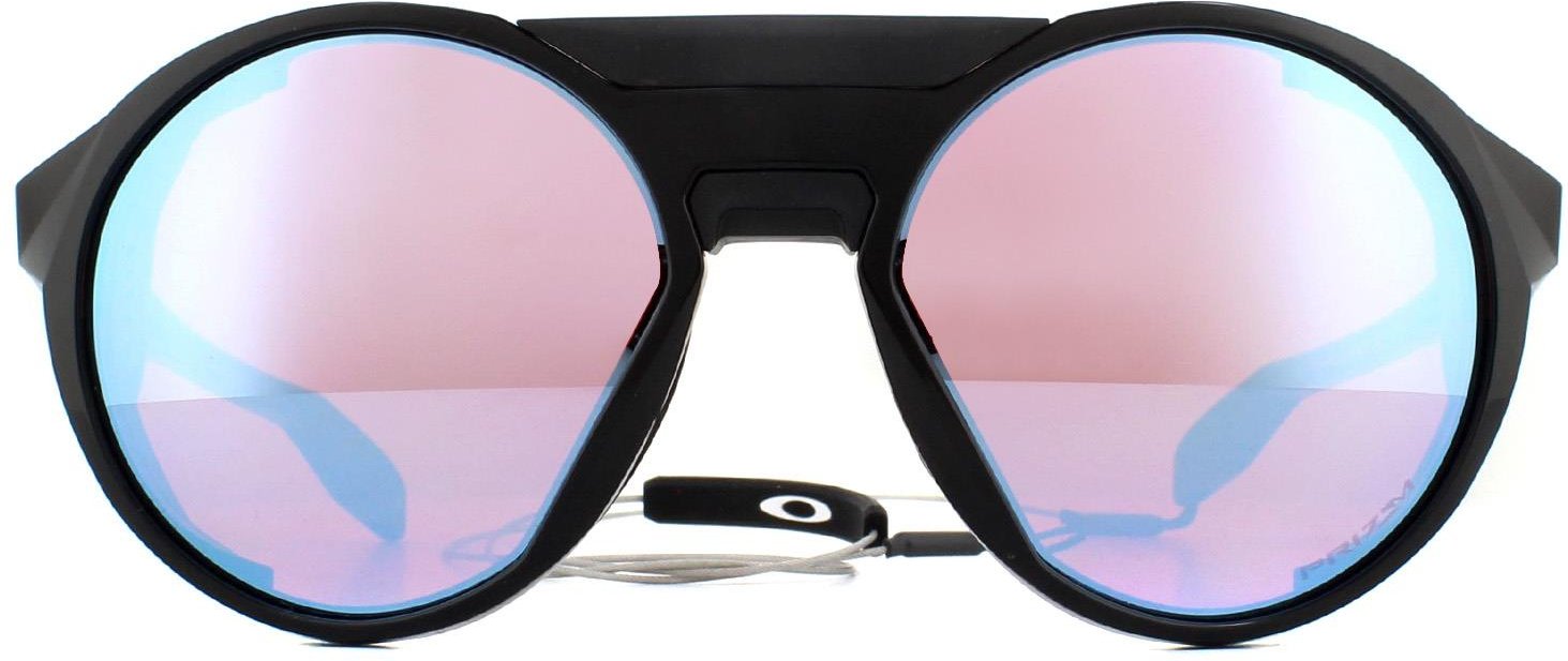 Thumbnail - Oakley Wrap Unisex poliert schwarz Prizm Schnee Saphir-Sonnenbrille
