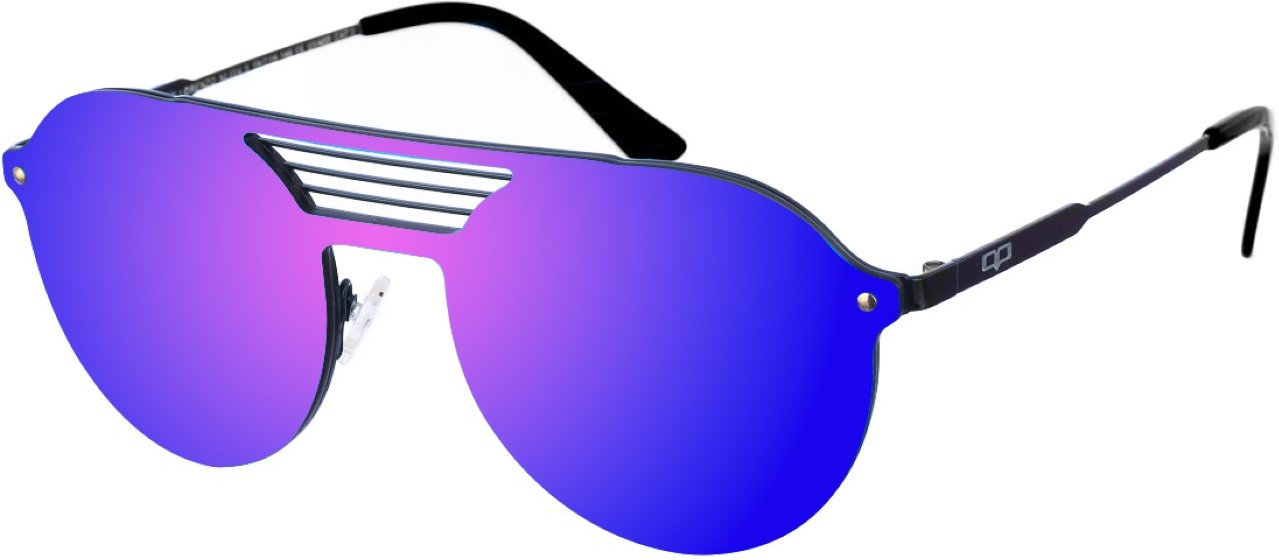 Unisex NEW LOURENZO Oval geformte Nylon Sonnenbrille