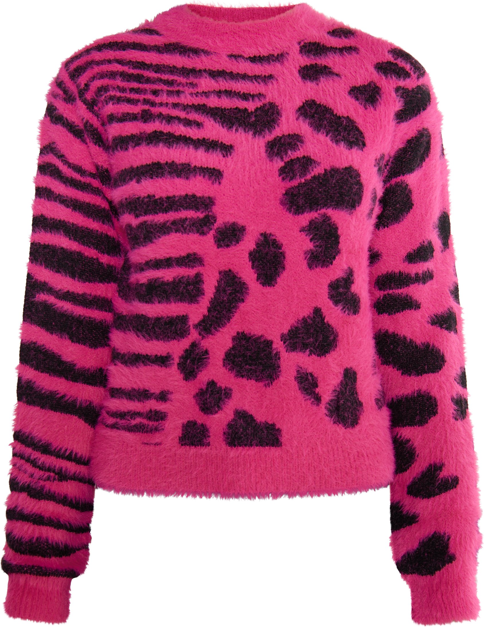 Mymo Strickpullover Damen Rosa