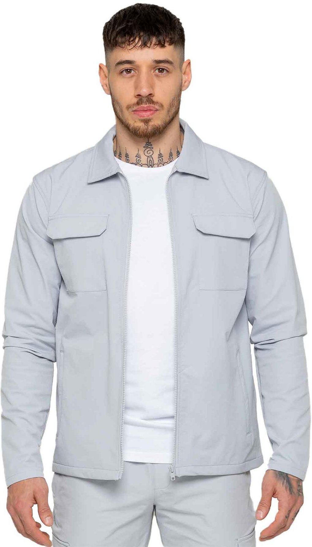 Enzo | Herren Cargo-Hemdjacke