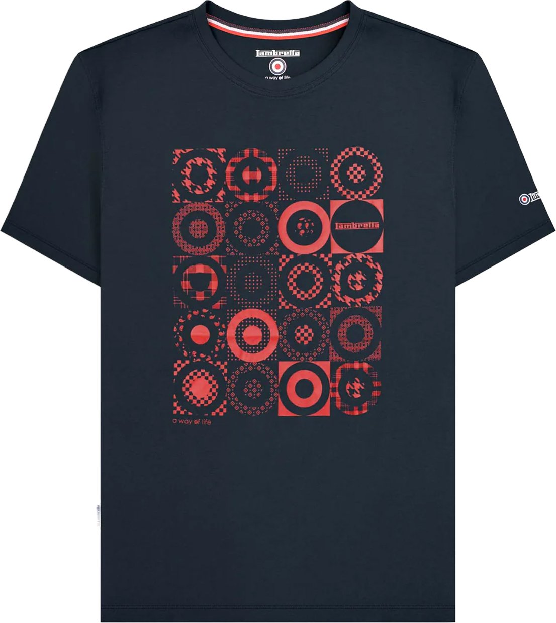 Lambretta - "SS25" T-Shirt für Herren (Marineblau)