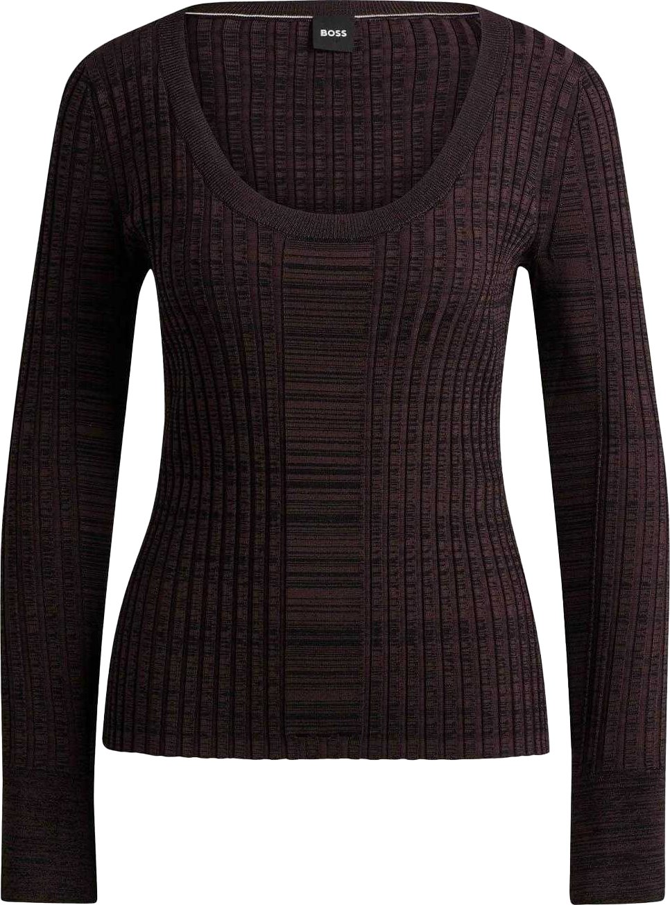 Boss - "Firama" Pullover Top Runder Auschnitt für Damen (Braun)