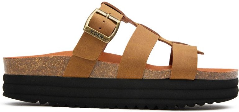 V.gan Vegane Feigen Sandalen mit Fußbett