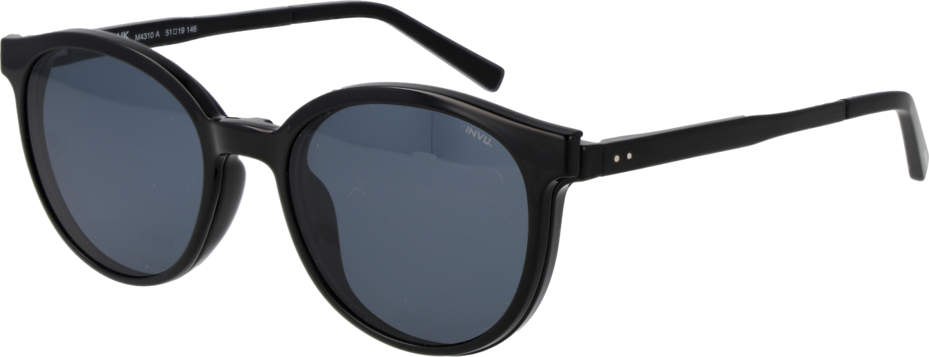 Invu Brillenfassung mit Sonnenbrillen-Klipp M4310 A 51