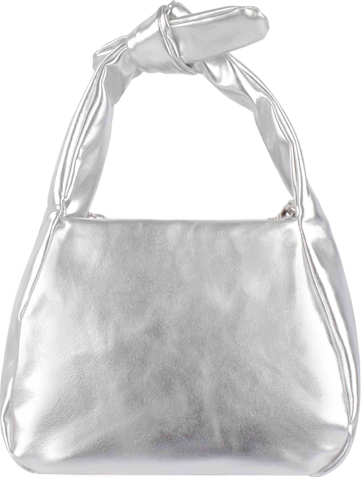 Mymo Metallic-Tasche Damen Silber