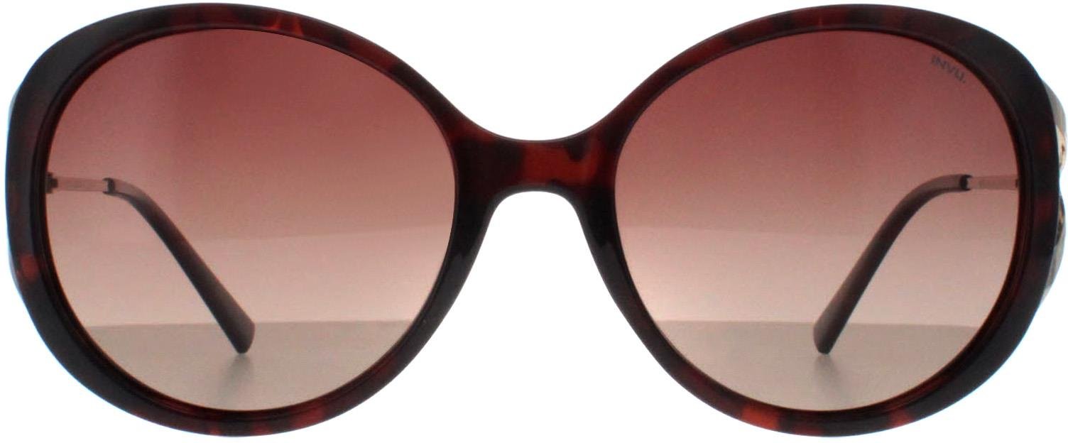 Thumbnail - INVU B2117 B demi gold braun schildpatt braun polarisierte Sonnenbrille