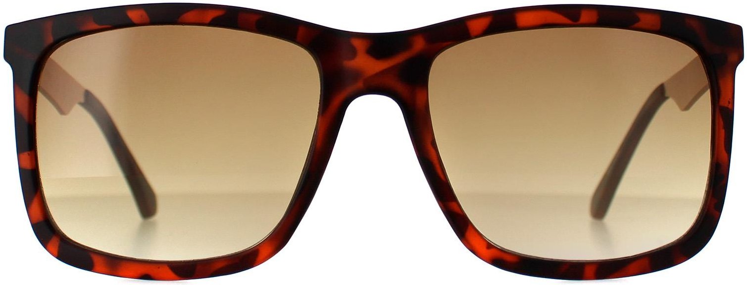 Guess Rectangle Herren Dunkel Havanna Braun Gradient GF0171