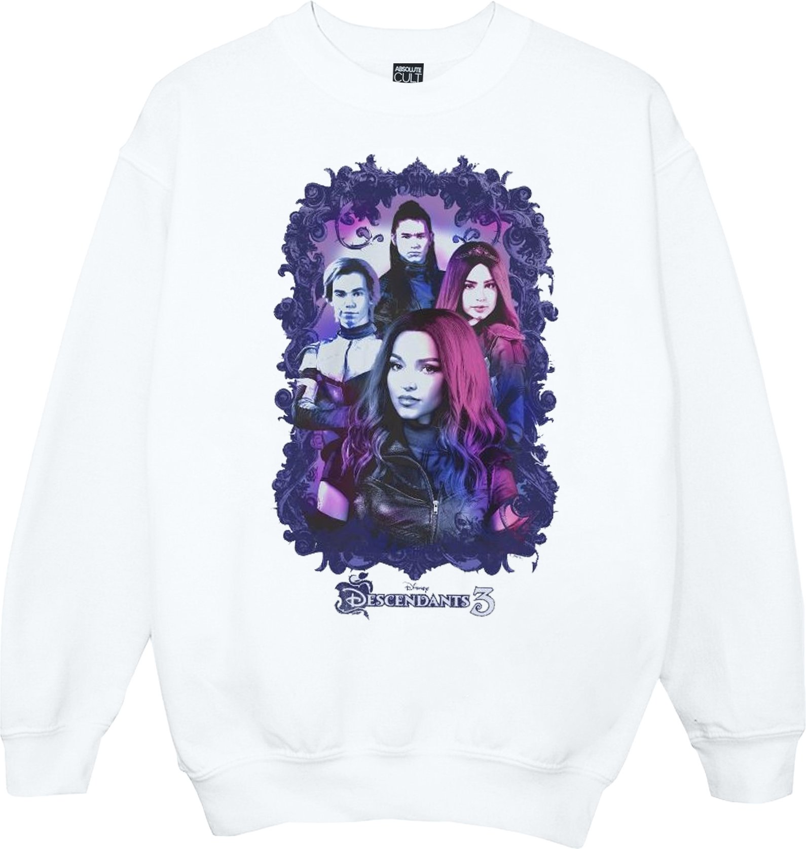 Disney - "The Descendants Attitude" Sweatshirt für Mädchen (Weiß)