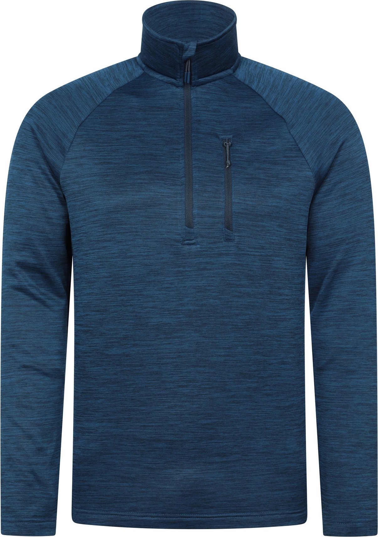 Thumbnail - Mountain Warehouse - Midlayer mit halbem Reißverschluss für Herren (Dunkelblau)