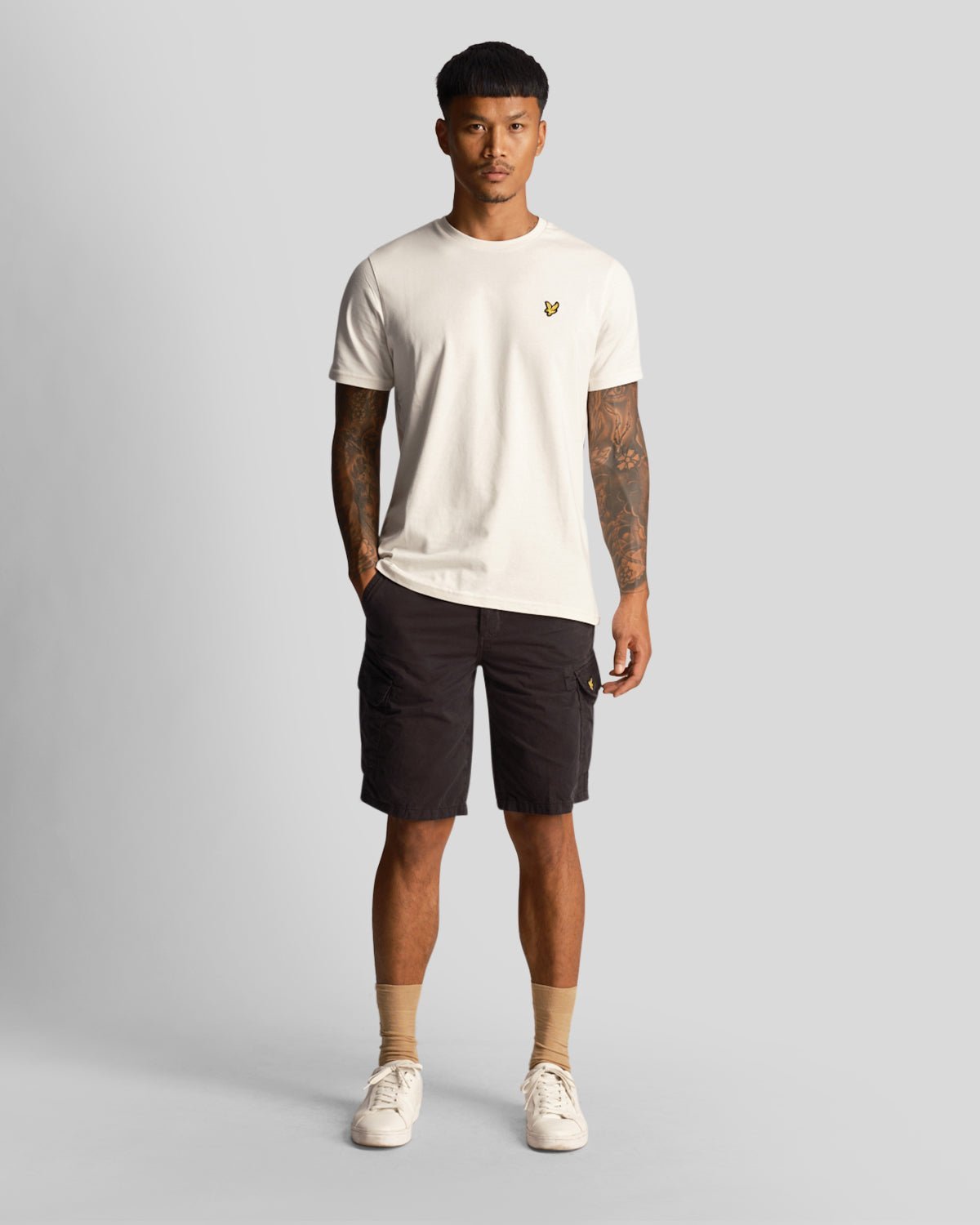 Thumbnail - Lyle & Scott Wembley Cargo-Shorts – Tiefschwarz