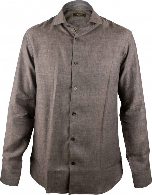MooRER Hemd Braun