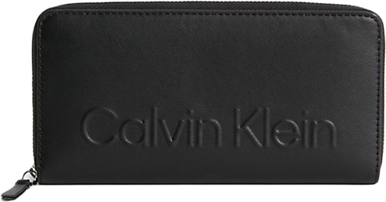 Thumbnail - Calvin Klein Damen Geldbörse mit Reißverschluss und Logo-Prägung