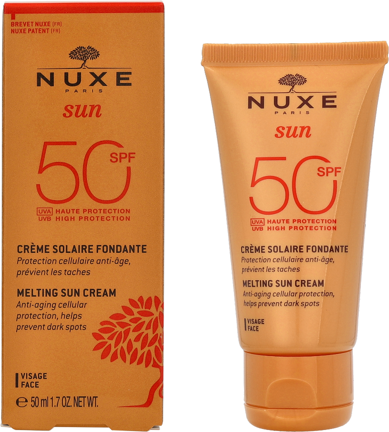 Nuxe Sun Melting Cream High Prot. For Face SPF50 50ml.