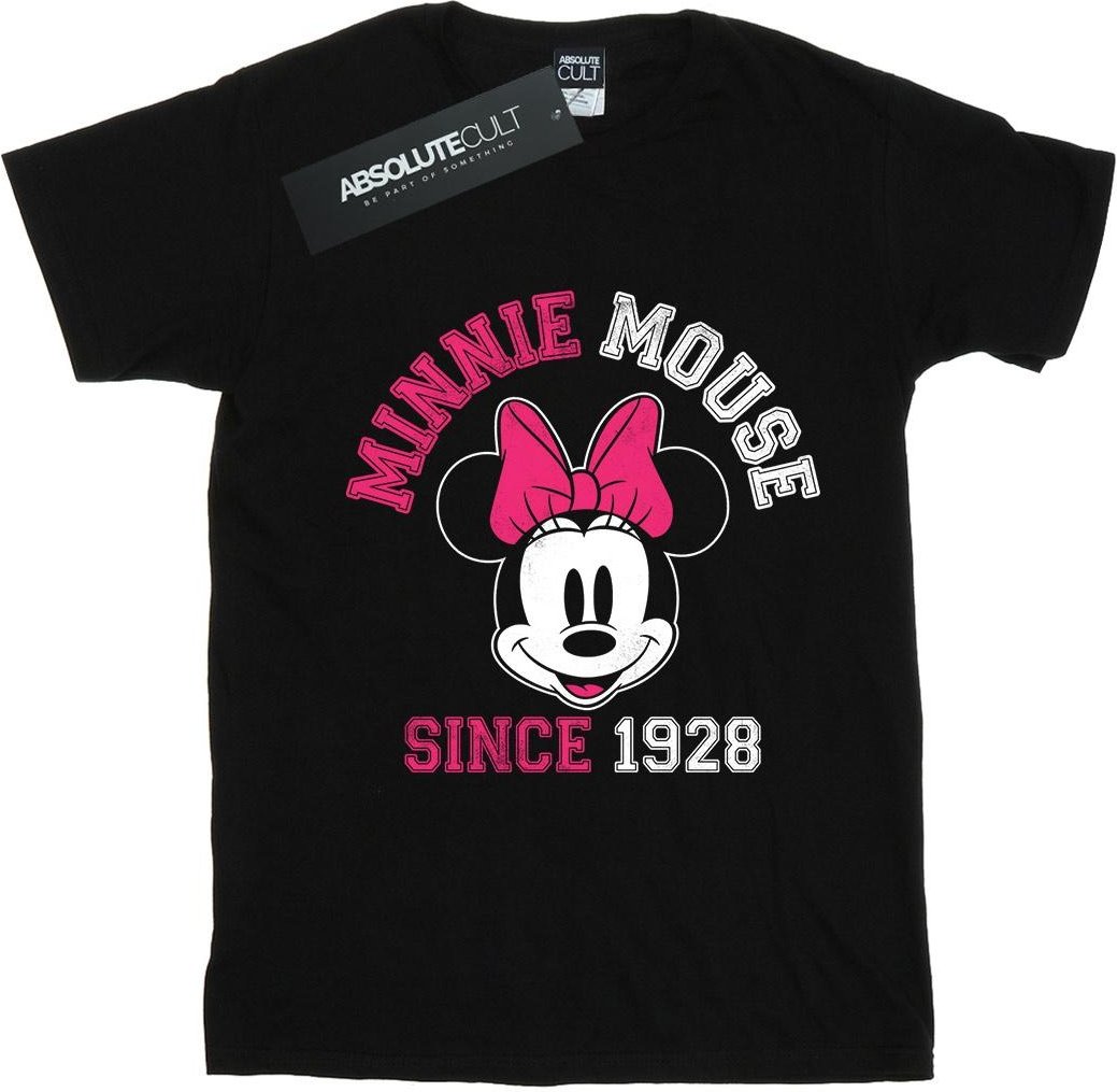Disney - "Mickey Mouse Since 1928" T-Shirt für Mädchen (Schwarz)