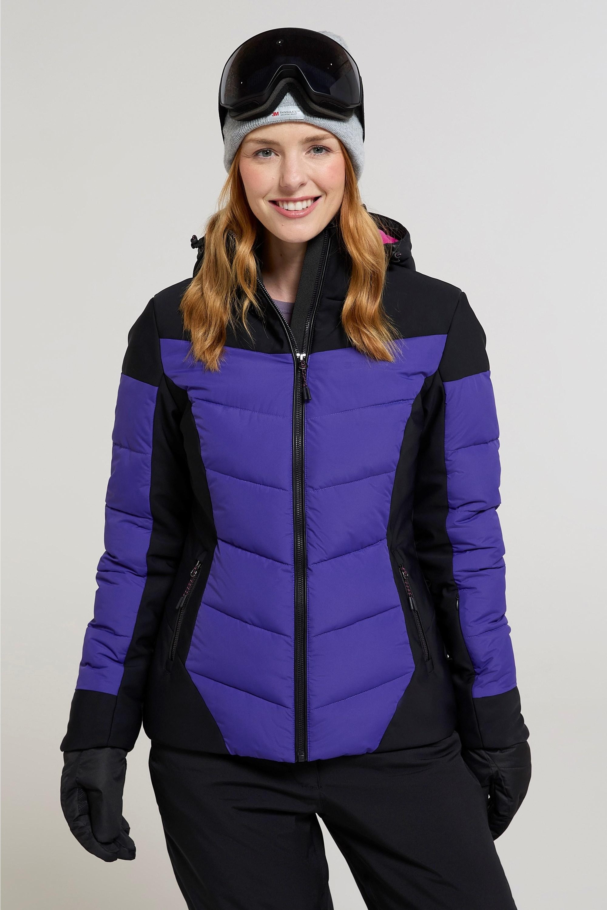 Mountain Warehouse - "Resort" Skijacke Wattiert für Damen (Violett)