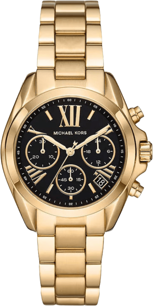 Michael Kors Bradshaw MK6959 36mm Gold Edelstahl Damenuhr Chronograph