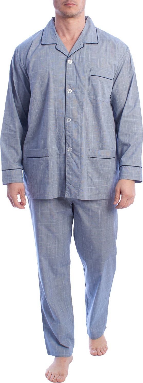 KLP5 Herren-Pyjama im Popeline-Stil