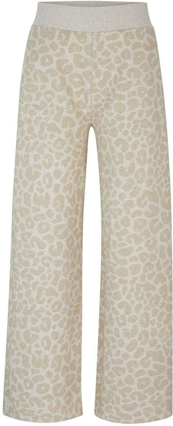 Boss Damen Naomi Leopard-Print Jogginghosen (Beige)