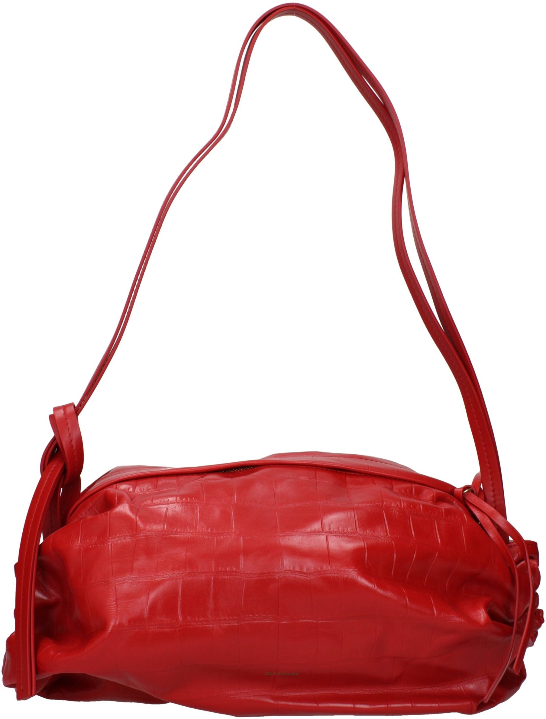 Rote Leder Schultertasche