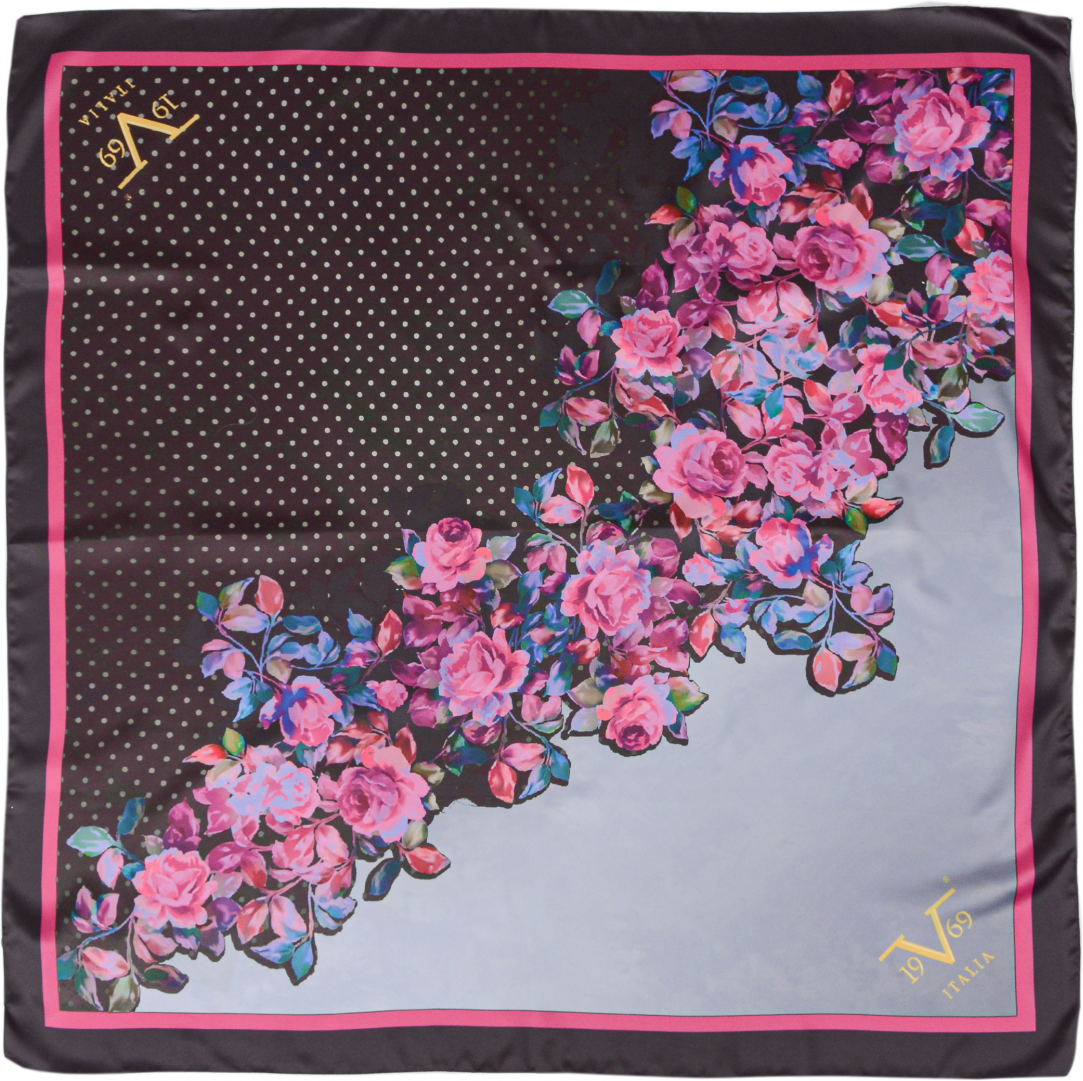 19V69 Italia Damen Foulard Multicolor FLOWER V01