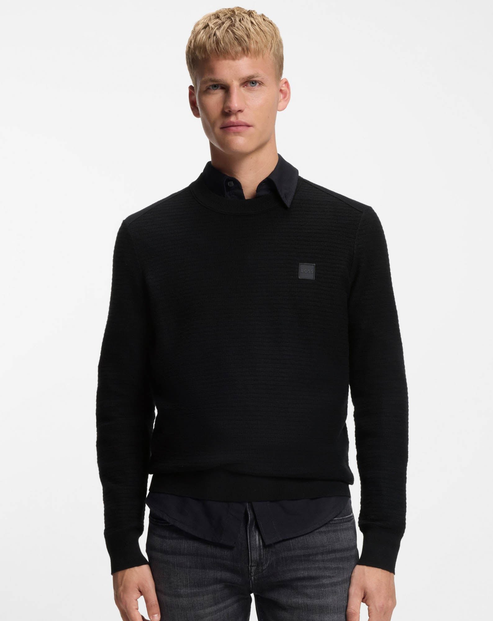 Thumbnail - Anion S Pullover in Schwarz