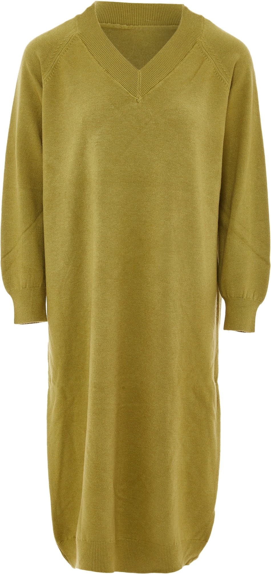 Dreimaster Kleid Frauen oliv