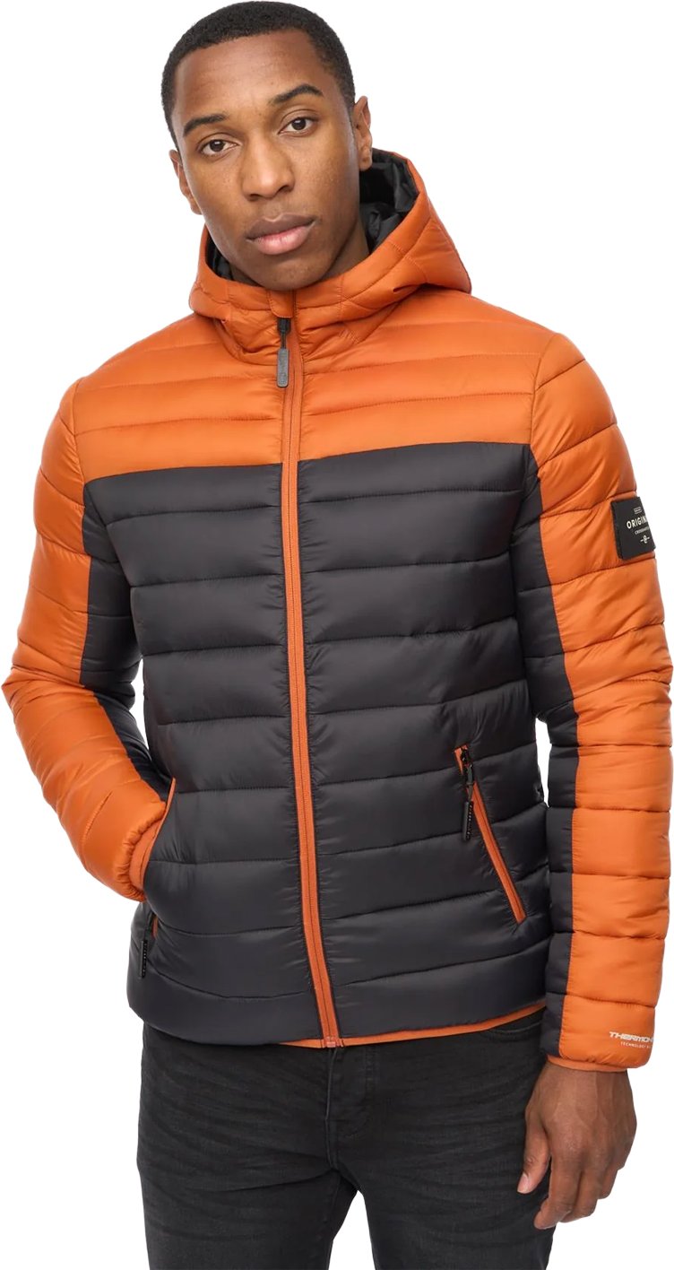 Crosshatch - "Velopment" Jacke für Herren (Dunkel Orange)