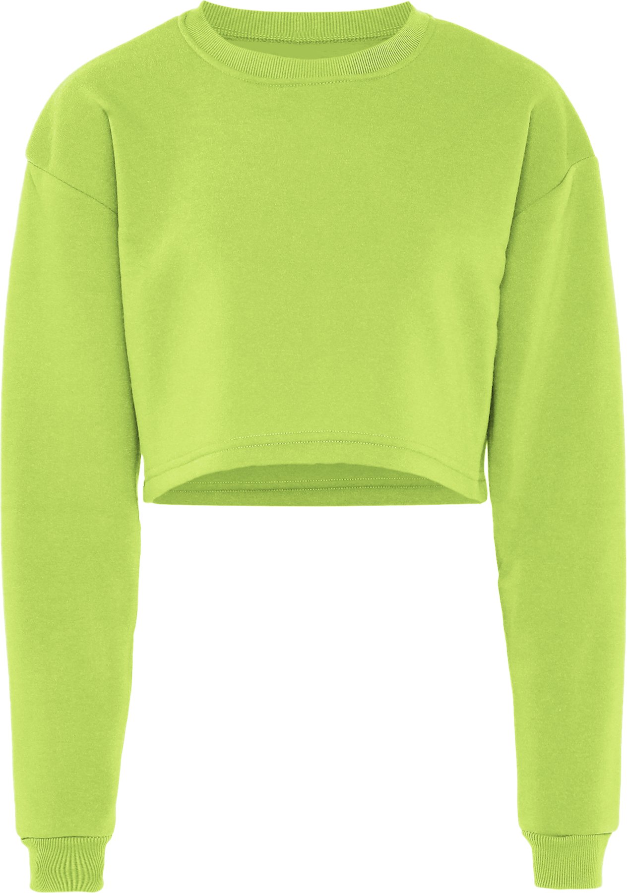 Mymo Sweatshirt Damen Saure Limette