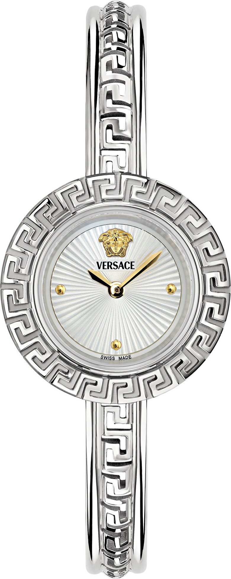Versace La Greca Damen Silber Uhr VE8C00324