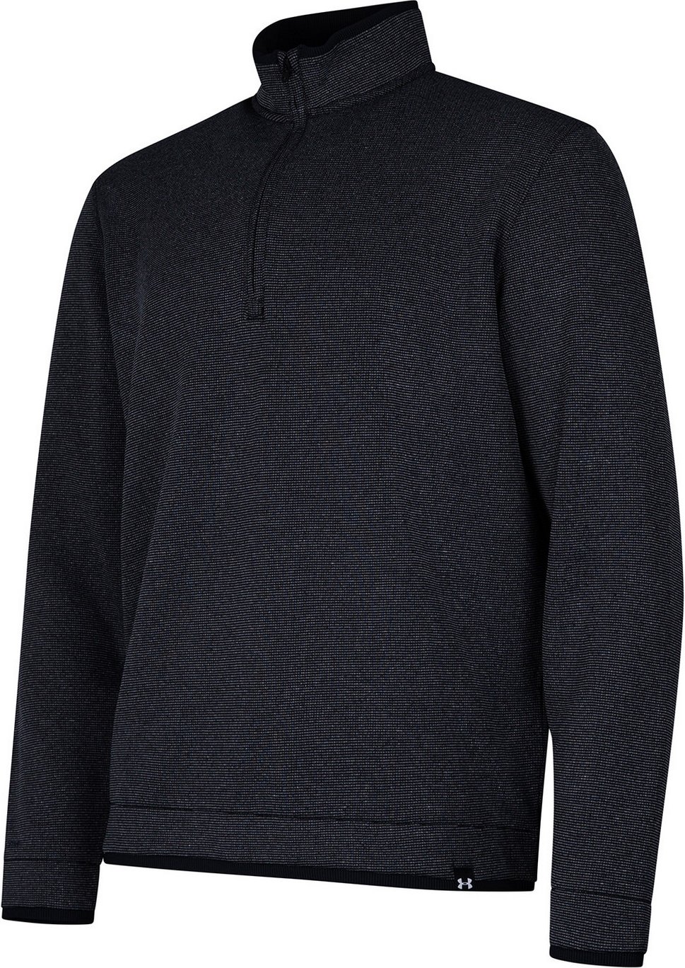 Under Armour - Fleece-Oberteil mit kurzem Reißverschluss für Herren (Schwarz)