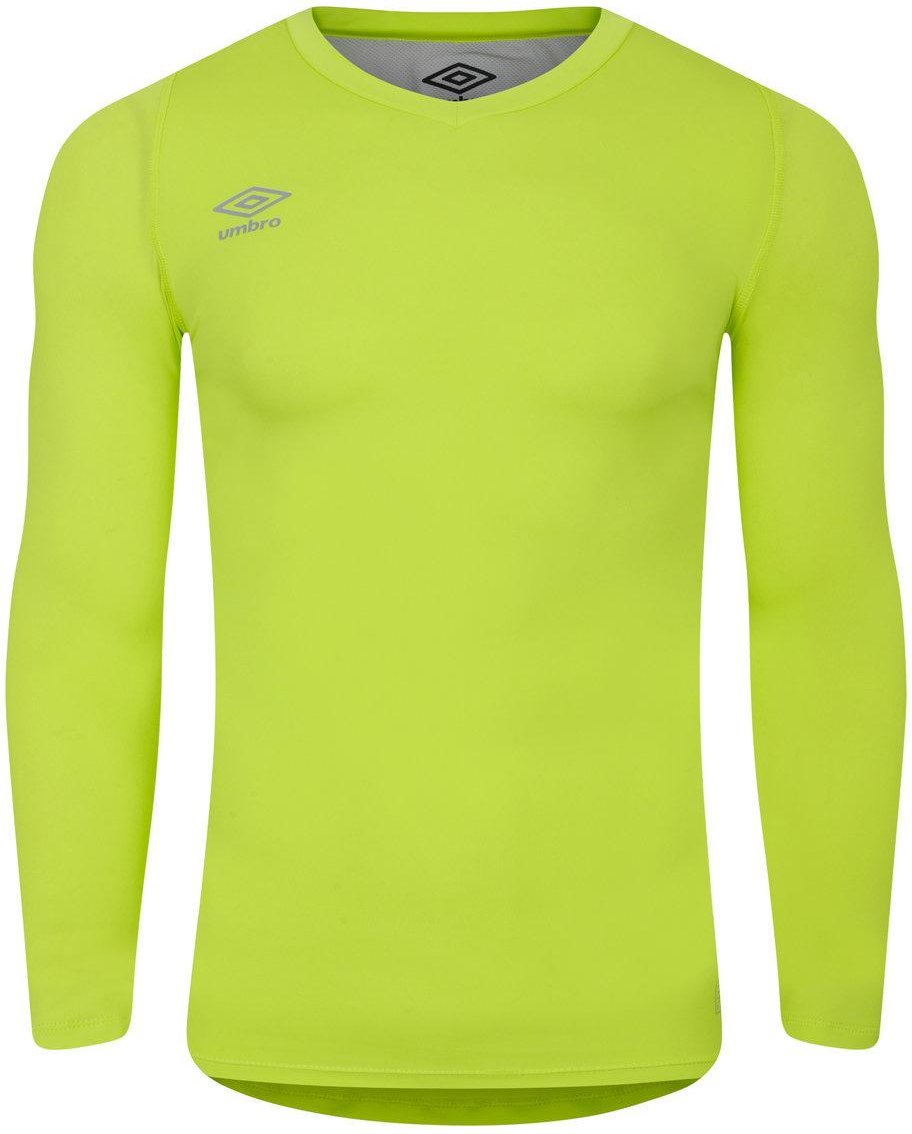 Umbro - "Elite" Base Layer Oberteil V-Ausschnitt für Herren (Lindgrün)