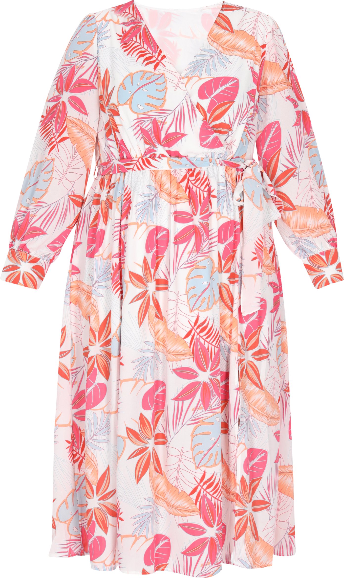 usha Kleid in großen Größen Frauen mehrfarbig