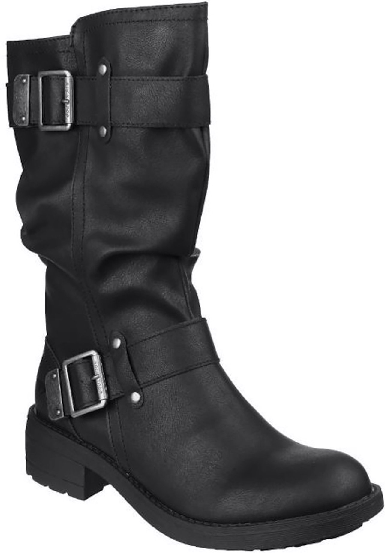 Thumbnail - Rocket Dog Damen Kunstleder-Bikerstiefel Trumble (Schwarz)