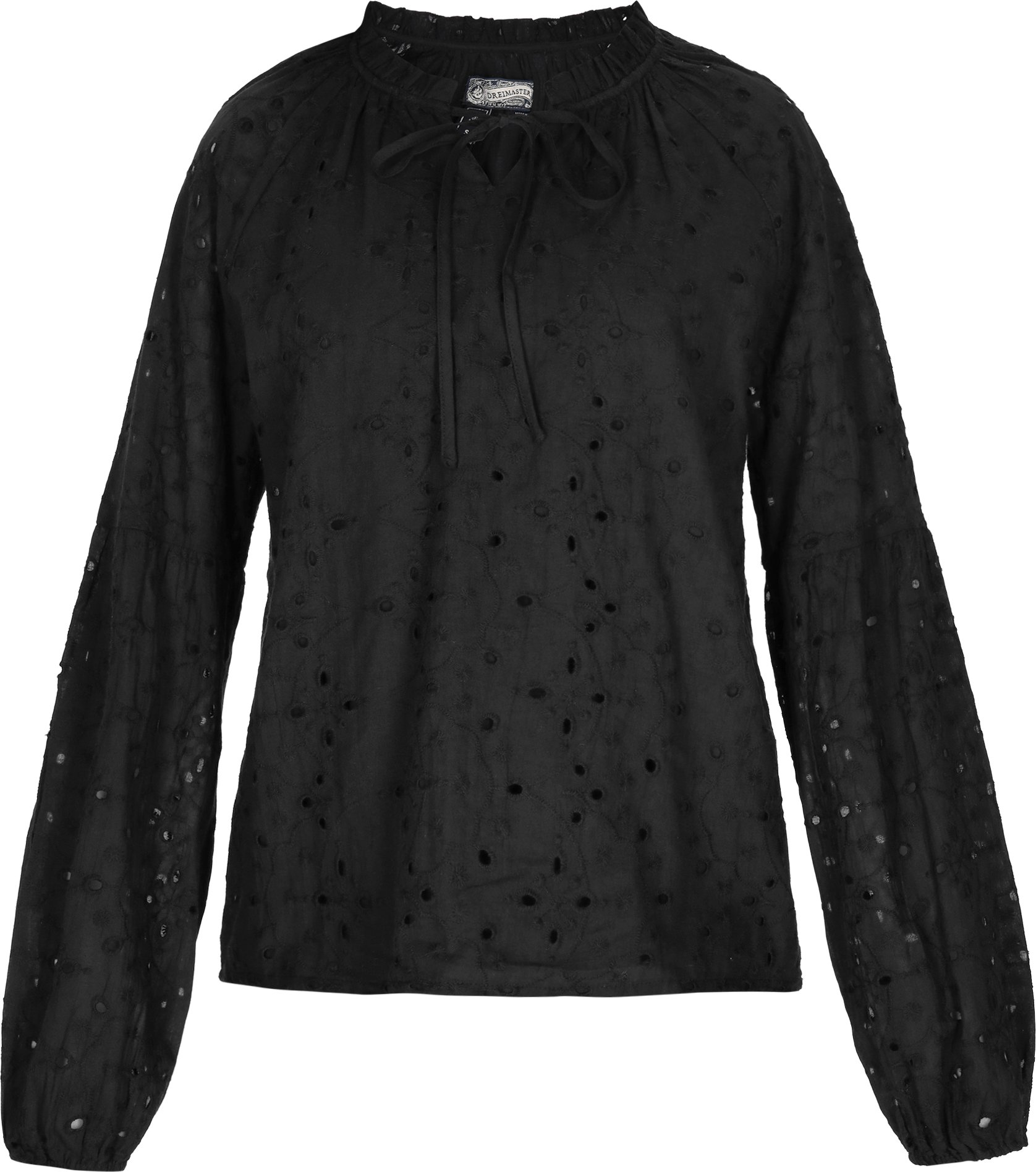 Dreimaster Bluse Frauen Schwarz