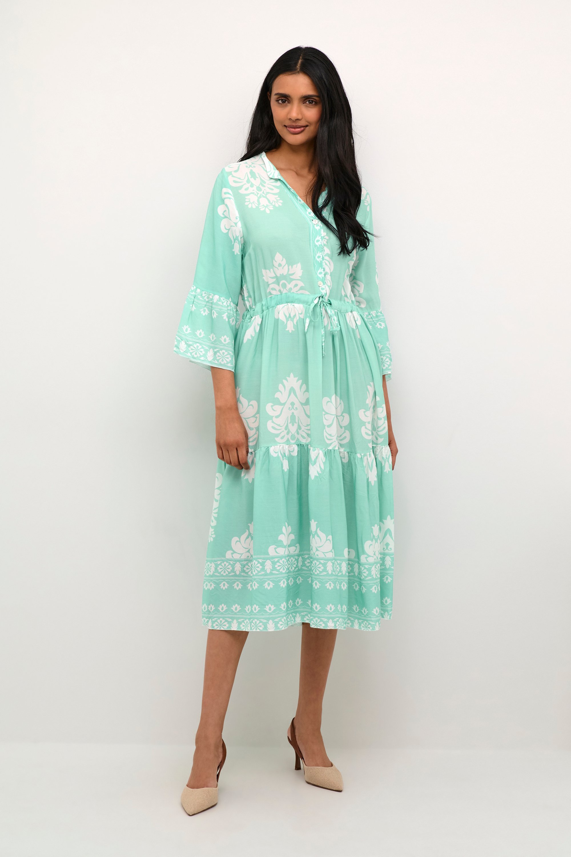 Kleid Feminine Turqouise Wallpaper multicolour