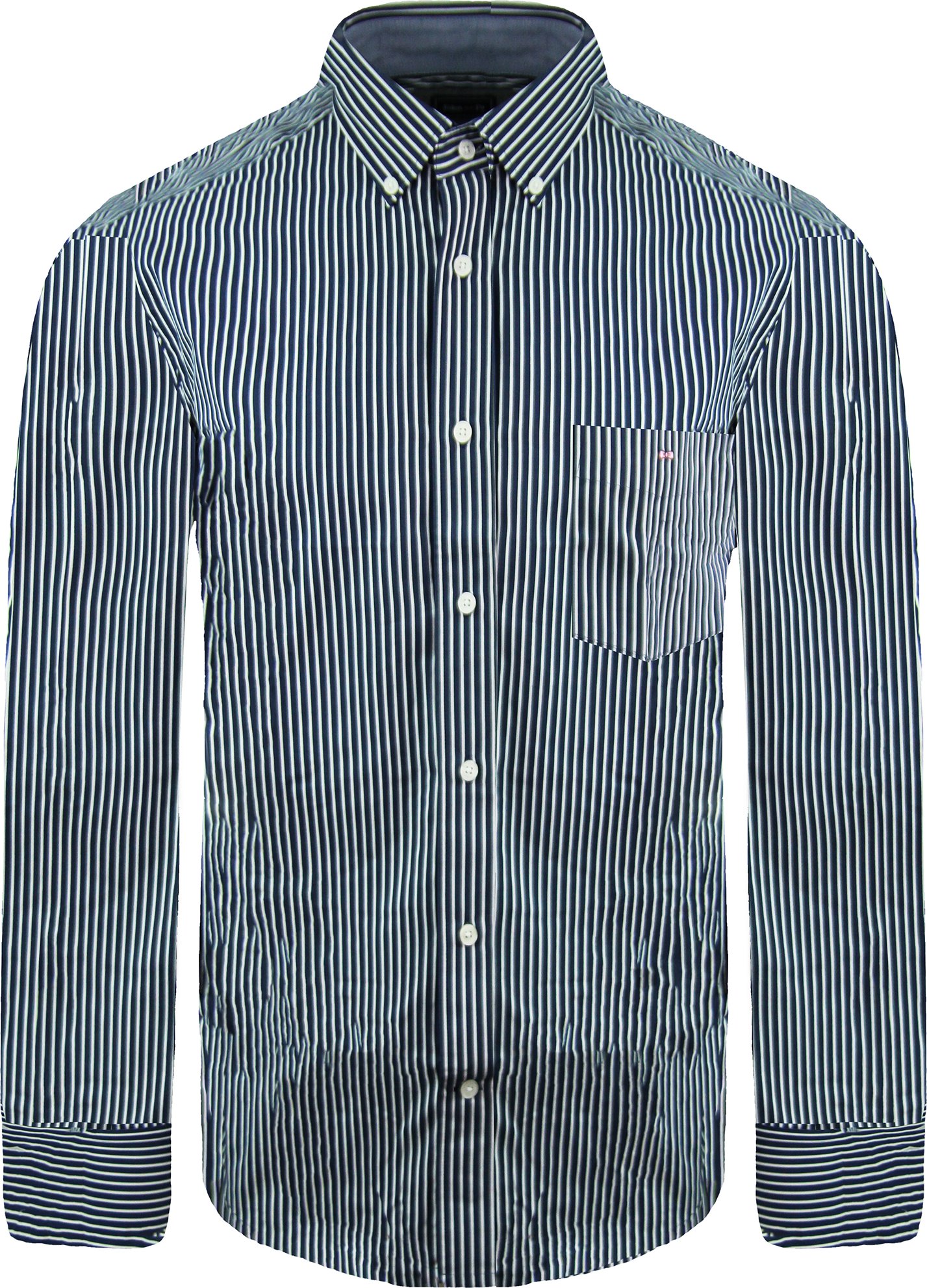 Eden Park reguläres Herrenblau Oxford Hemd