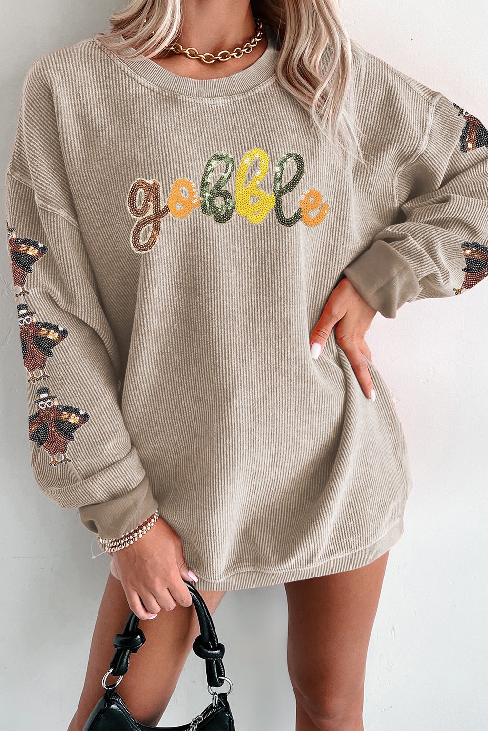 Gobble Langarm-Sweatshirt