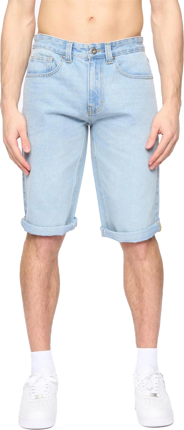 Crosshatch - "Tillforth" Shorts für Herren (Helle Waschung)