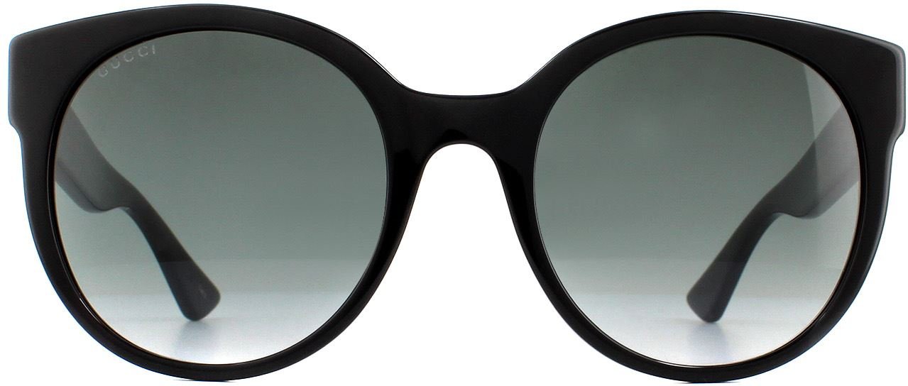 Lunettes De Soleil Gucci GG0035S 001 Dégradé Gris Noir