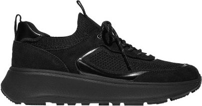 FitFlop - "F-Mode" Sneaker für Damen, Wildleder, Zum Reinschlüpfen (Schwarz)