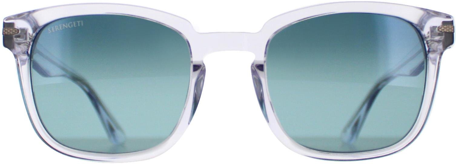 Serengeti Square Herren Glänzend Kristall Mineral Polarisiert Blau Ethan