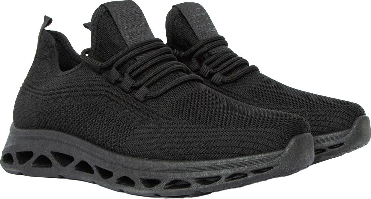 Crosshatch - "Trebedw" Sneaker für Herren (Schwarz)