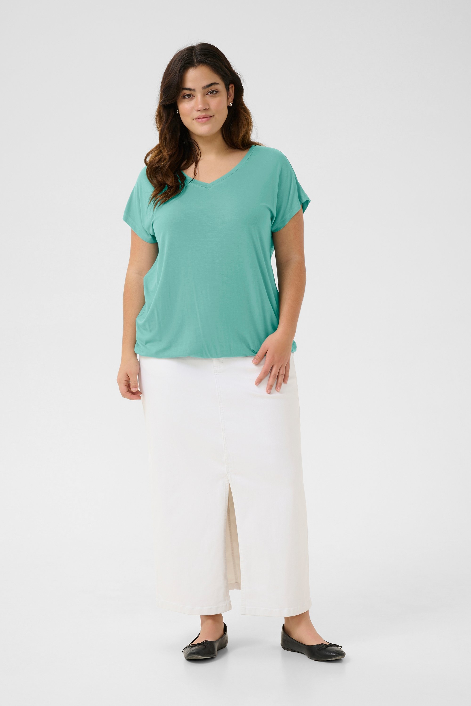 T-shirt Loose fit Teal blue