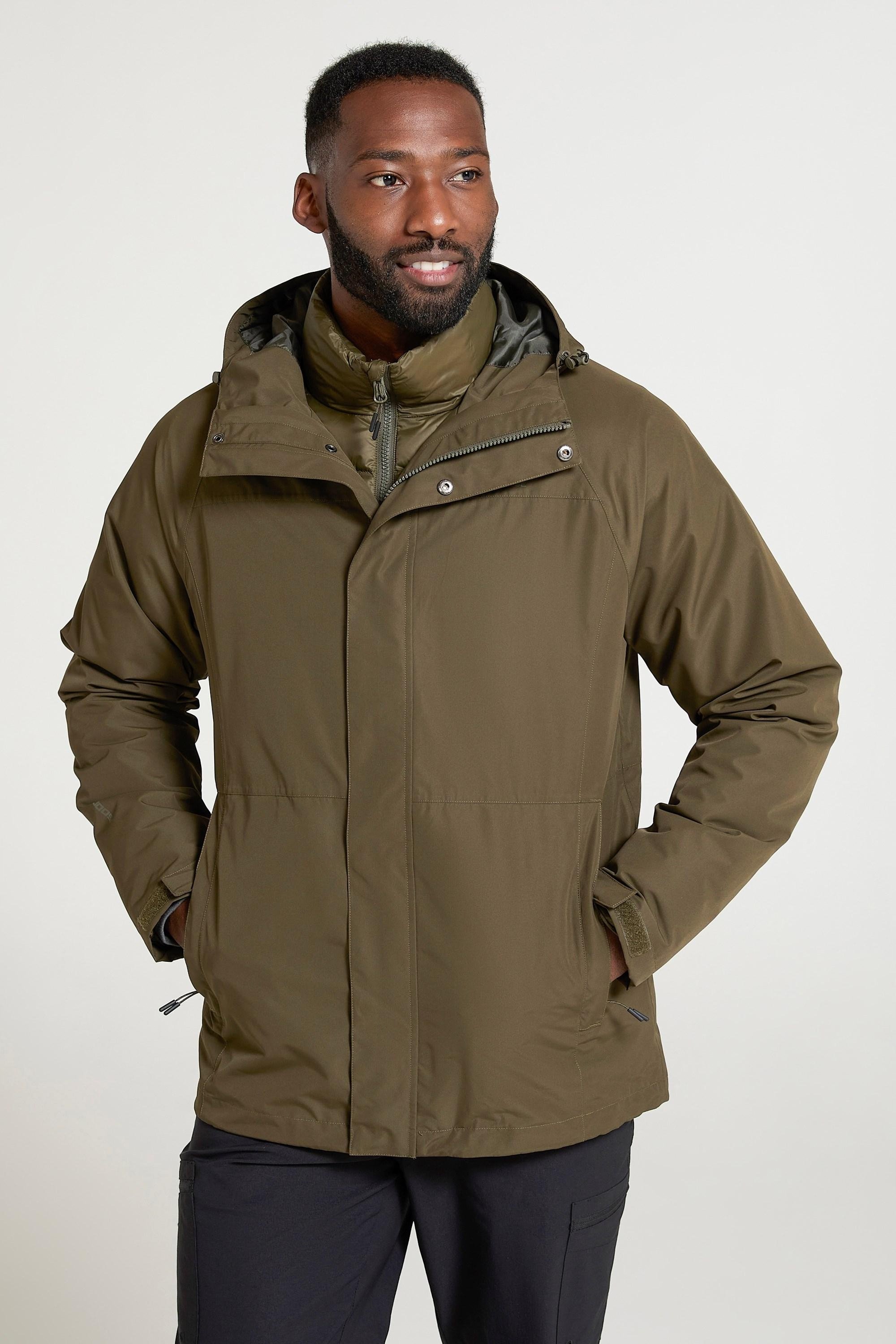 Thumbnail - Mountain Warehouse - "Alaskan" Jacke, wasserfest 3 in 1 für Herren ()