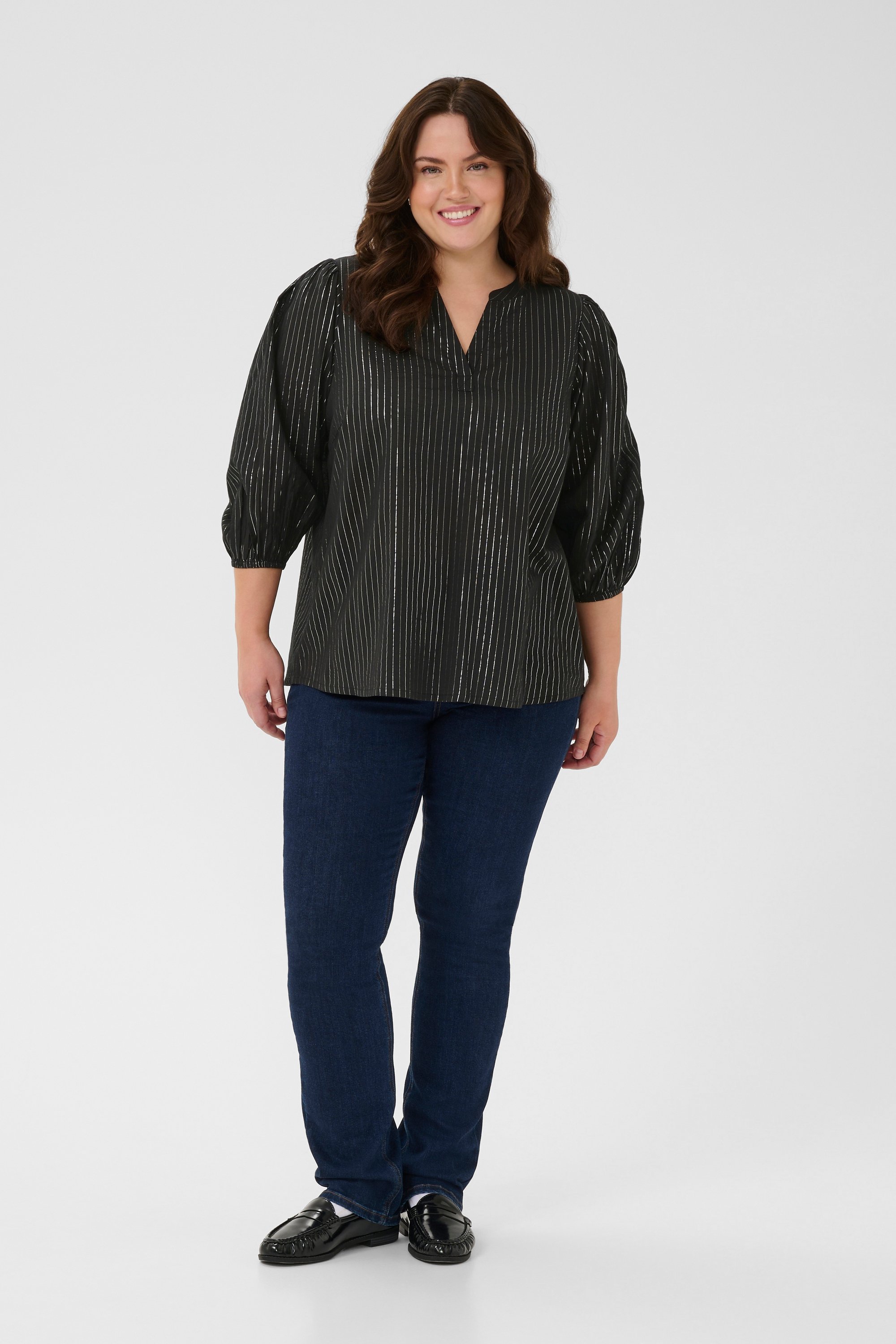 Langarm-Bluse KCluisa Langarm-Bluse Regular fit black