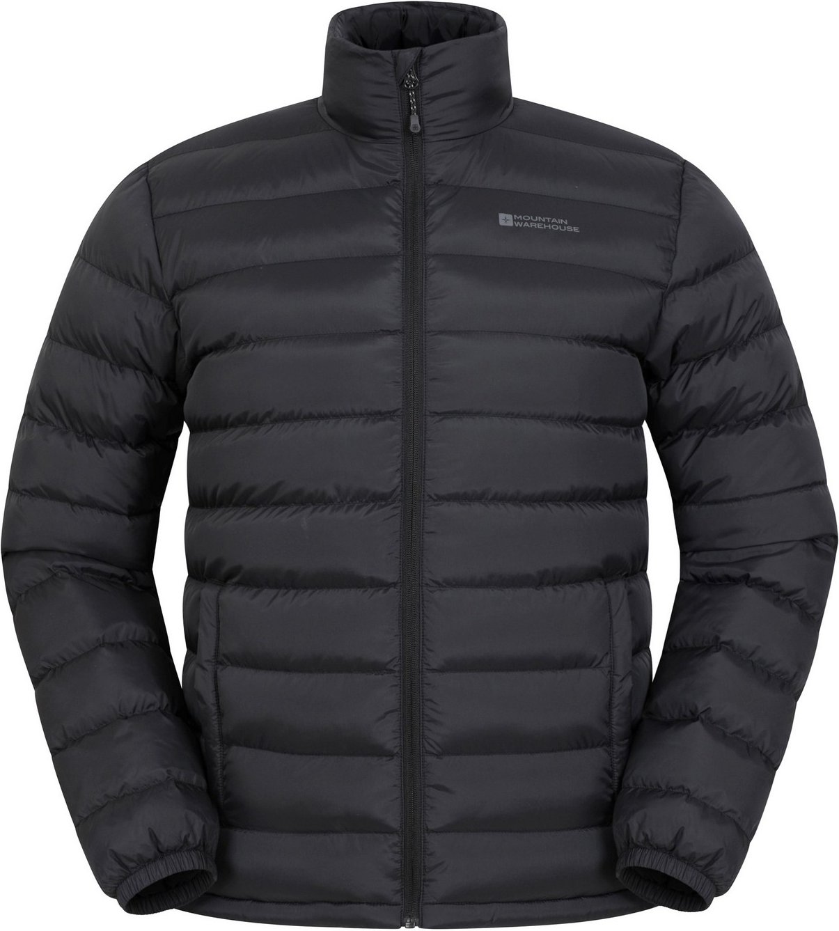 Mountain Warehouse Herren Vista gepolsterte Jacke (Schwarz)